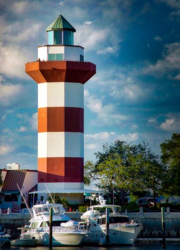 Fairy Tale Harbor Town Lighthouse